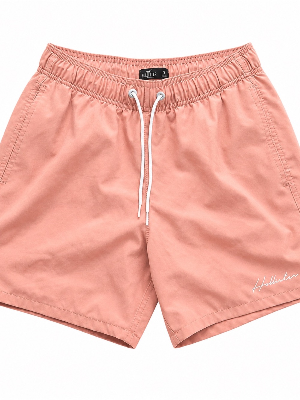 Hollister Coral-Blend Men's Swim Shorts